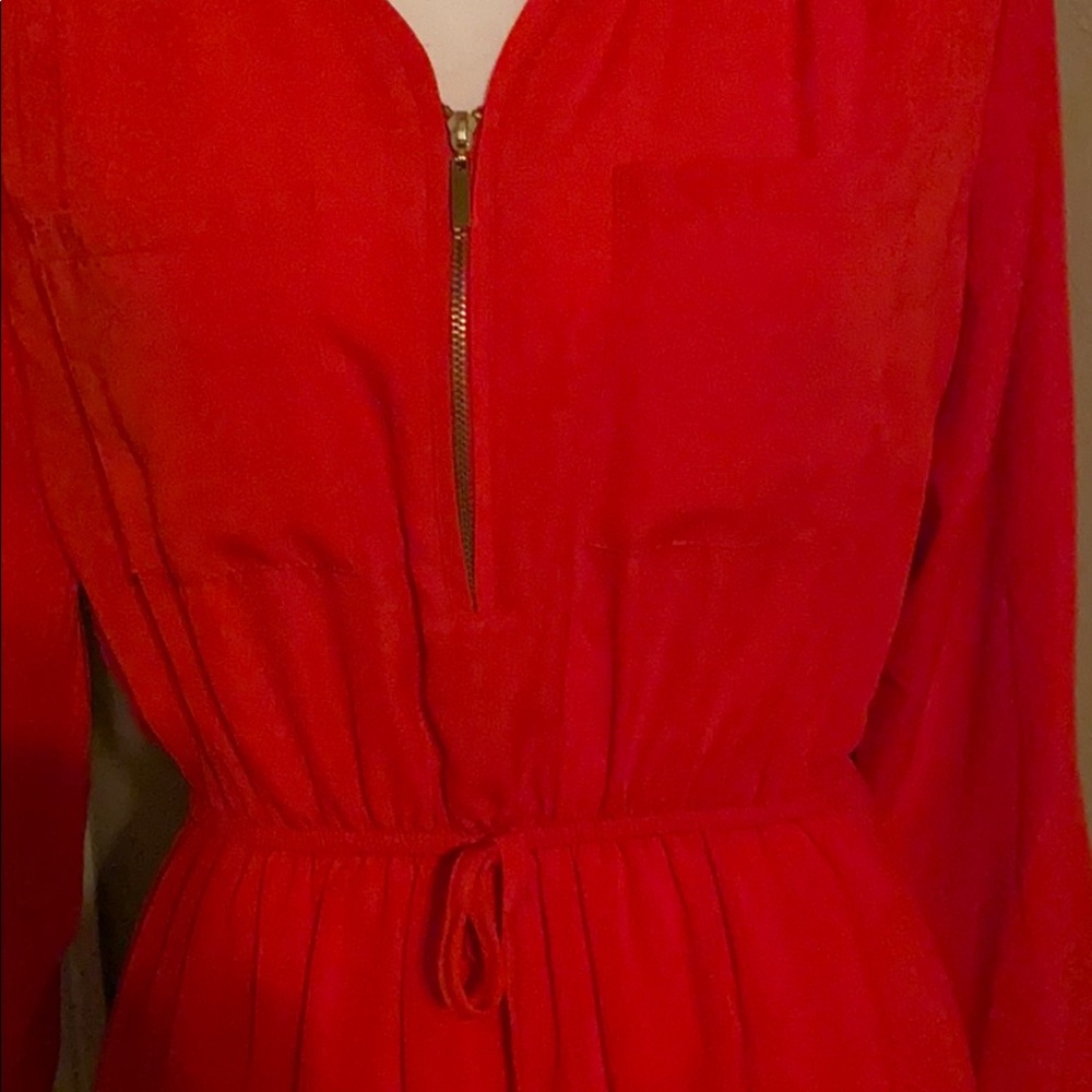 Red Mini Dress - Picture 4 of 4